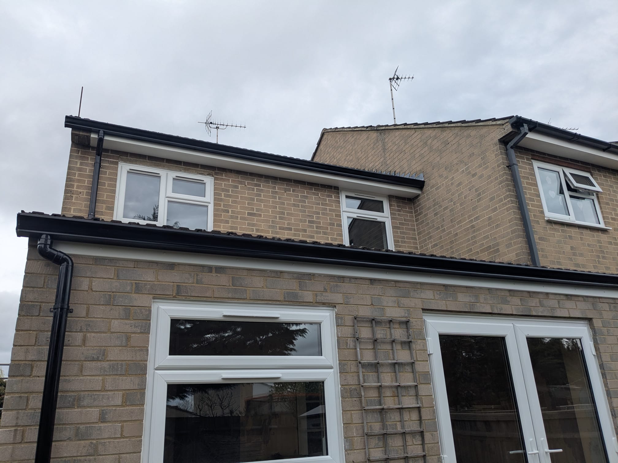 uPVC Fascias and Soffits with Aluminium seamless guttering in witney